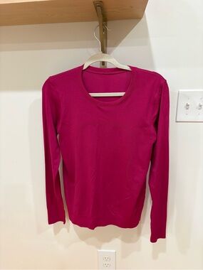 lululemon athletica Long Sleeve Top - Magenta